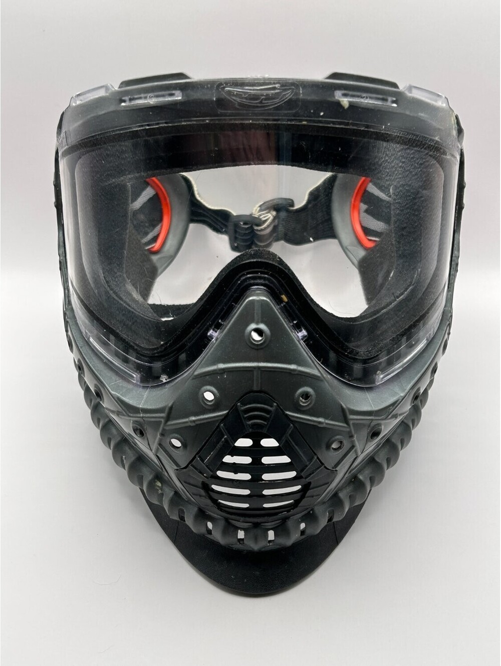 JT Flex 8 Paintball Mask Goggle Full Face Thermal Lens Gray Black Red OS Unisex